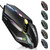Atrasee Gaming Mouse Wired, LED USB PC Computer Mice for Laptop with 3 Adjustable DPI, 7 Colors RGB Backlit, Ergonomic Optical Mouse for Desktop Windows Mac Home Office Game, Black
