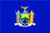 State Flag of New York 4x6 inches Sticker Decal die Cut Vinyl - Made and Shipped in USA
