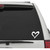 Heart Decal CAR Truck Window Bumper Sticker Boost Low Euro Illest JDM KDM Funny