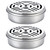 Iron Mosquito Tray Mosquito Coil Holder Stainless Steel Coil Incense Burner Portable Mosquito Spiral Holder Box Incense Stick Holder Fireproof Incense Holder,2Pcs