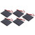 5Pcs Mini Solar Panel Battery Cell Board Module, Polysilicon Battery Cell Board Module with 30cm Wire 60 x 80 x 3MM DC 0.65W 1.5V, Solar Controller