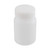 Othmro 1Pcs 50ml Plastic Empty Bottles, Lab Cylindrical Chemical Reagent Polyethylene Bottle, Wide Mouth Laboratory Reagent Bottle, Sample Sealing Liquid Storage Container White