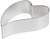 R&M Folk Heart 3" Cookie Cutter in Durable, Economical, Tinplated Steel