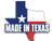 Texas Shaped Made in Texas Sticker (Love tx Texan Born Native)