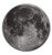 GT Graphics Express Full Moon NASA Photo - 5" Vinyl Sticker - for Car Laptop I-Pad - Waterproof Decal