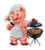 GT Graphics BBQ Grilling Barbeque Grill - 5" Vinyl Sticker - for Car Laptop I-Pad - Waterproof Decal