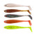 TXRRURE 5 PCS Fishing Soft Plastic Lures, Tail Swim Baits for Bass Fishing Lures, Saltwater Fishing Lures, Soft Plastic Baits for Saltwater Freshwater