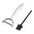 Potato Peeler, Vegetable Peeler for Kitchen Y-Shaped Stainless Steel Julienne Peeler Multi-Function Set Fruit Peeler