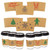 30 Pcs Christmas Coffee Cup Sleeves Disposable Tea Cup Sleeves Kraft Paper Cup Sleeves for 12oz 16oz Corrugated Cups Coffee Cup Paper Jackets for Hot Cold Beverage, 6 Designs