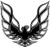 MAF - Black Firebird Vinyl Decal Sticker for Cars LAPTOPS Walls Windows Toolbox Gift