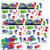 PJ Masks Stickers 4 Pack - 100 PJ Masks Stickers for PJ Masks Party Supplies, Party Favors, Birthdays, and More | PJ Masks Stickers for Kids