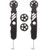 Screen Tool 2pcs Window Screen Spline Roller Tool Bearing Wheels Mesh Screen Door Repair Kit for Window Doors