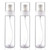 Cosywell Fine Mist Spray Bottles TSA Approved 3.4oz/100ml 3 Pack Leak Proof Travel Size Bottles Refillable Plastic Hair Spray Bottle for Perfume Skincare Toners Water Cosmetics (3Clear)