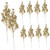 10pcs Christmas Imitation Berries Flower Garland Decor Wreath Artificial Xmas Berry stem Fake Berry Simulation Berries Stems Artificial Berry Branches Christmas Tree Foam Plant