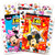 Classic Disney Mickey Mouse and Minnie Temporary Tattoos Party Favors Pack ~ Bundle Includes 140 Plus Stickers |