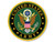 Round United States Army Eagle Seal Sticker (Logo Decal Soldier Vinyl for Cars Laptop (3 inch) U.S. Army Licensed