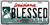 Blessed Louisiana Novelty Metal License Plate Tag LP-6191