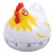 HONMEET Work Timer Roast Chicken Timer Tools Tools Food Timer Wind up Timer Baking Reminder Cooking Time Reminder Countdown Timer Tool Mechanical Kitchen Timer Cute 1pc Chick Timer