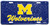 Hangtime University of Michigan - Michigan Wolverines Mosaic License Plate