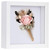Califortree 5x5 Small Shadow Box Picture Frame - Memory Box Display Case for Memorabilia Flower Awards Medals Wedding Photos and Keepsake, White