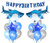 Shark Splash Party Decorations Shark Mylar Balloons Birthday Banner for Shark Birthday Party Supplies