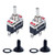 DMWD 2pcs Momentary Heavy Duty Rocker Toggle Switch SPDT 3 Positions 3 Pins ?ON?-Off-?ON? 20A 125V AC Switch with Waterproof Boot Cap