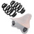 PSLER Motorcycle Coils Spiral Seat Spring Steel Solo Seat Barrel Spring Kit for Touring Softail Sportster Dyna Bobber Chopper, 2 Pieces, 3 Inches, Black