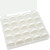 New brothread 25pcs Type L (SA155) Size White Prewound Bobbin Thread Plastic Side for Particular Embroidery and Sewing Machines - 60 Weight