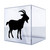 Stickers Sticker Billy Goat Figure 4 X 3,8