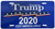 President Trump 2020 Keep America Great Royal Blue 6"x12" Aluminum License Plate Sign - Made in USA