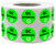 1 inch QC Approval Labels Green Inventory Quality Control Stickers for Warehouse Quality Control Check Tested Pass 1000pcs