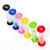 Sand Timer-Pkman Colorful Sandglass Hourglass Sand Clock Timer/Hourglass Timer suitble for Kitchen,Classroom,Home,Office,Game Timer 30sec / 1min / 2mins / 3mins / 5mins / 10mins (6pcs)
