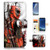 ( For Samsung S8 , Galaxy S8 ) Flip Wallet Case Cover & Screen Protector Bundle - A4100 Ninja Deadpool