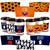 48PCS Halloween Coffee Cup Sleeves Tea cup sleeves Kraft Disposable Paper Cup Sleeves 6 Designs for 12 and 16oz Corrugated Cup Paper Jacket for Hot Chocolate Cocoa or Cold Beverage