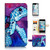 ( For iPhone 7 ) Flip Wallet Case Cover and Screen Protector Bundle A20298 Turtle Paint
