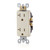 Leviton T5825-T 20 Amp, Tamper- Resistant, Decora Duplex Receptacle, Residential Grade, Light Almond