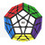 Bukefuno QY Toys Megaminx QiHeng 3x3 Cube Magic MoFangGe Dodecahedron 3x3x3 Pentagonal Puzzle Cube Speed (Black Version)
