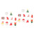 BESTOYARD 20 pcs Kids Nail Stickers Stocking Nail Sticker Nail Art Decal Stamping Nail Art 3D Nail Art Accessories Stickers for Nails Nail Decals Nail Art Stickers Christmas Rhinestone Nails