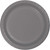 Creative Converting Banquet Plate, 10 in, 24 ct, Gray