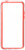 MYBAT MyBumper Phone Protector Cover for iPhone 5C - Retail Packaging - Red/Transparent Clear