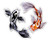 Koi Fish - 7" Vinyl Sticker - for Car Laptop I-Pad - Waterproof Decal