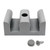 4pcs Sliding Shower Door Jamb Guide, for 10mm Sliding Barn Door Hardware Set