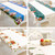 KYMY 4pcs Christmas Table Covers,Xmas Plastic Tablecloth with 71''x44'',Christmas Disposable Rectangle Table Cloth with Snowman Snowflakes Christmas Tree,Christmas Table Supplies for Holiday Party