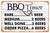 Pengbaax Funny BBQ Timer Quote Metal Tin Sign Wall Decor- Retro BBQ Signs with Sayings for Home Kitchen Restaurant Cafe Decor 8x12In