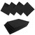 8 Pcs Black Adhesive Foam Padding, Closed Cell Foam Sheet 1/8" Thick 6 Inch X 6 Inch, Neoprene Rubber Pad Self Stick Anti-Slip Adhesive Anti Vibration Foam Pad (6inX 6inX 1/8in, 8)