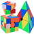 Speed Cube Set, Magic Cube 3 Pack of 2x2 3x3 Pyramid Cube Bundle Educational Puzzle Toys