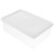 Unomor Plastic Bacon Box Clear Deli Meat Cheese Saver Airtight Food Storage Containers with Lid for Refrigerator Cabinet Pantry 1200ml