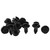 uxcell 8mm Hole Plastic Car Bumper Push Clips Rivets Retainer 10pcs