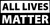 All Lives Matter Black White Vinyl Decal Bumper Sticker