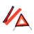 ULTECHNOVO 1pc Logo Signs Reflective Warning Triangle Roadside Hazard Warning Sign Triangle Warning Sign Road Safety Warning Sign The Sign Car Auto Accessories Triangle Reflector Red The Cars